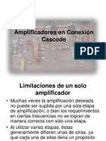 Amplificadores en Cascada Cascode: Limitaciones de una Etapa y Análisis de Respuesta en Frecuencia