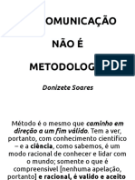 Educomunicação Não É Metodologia