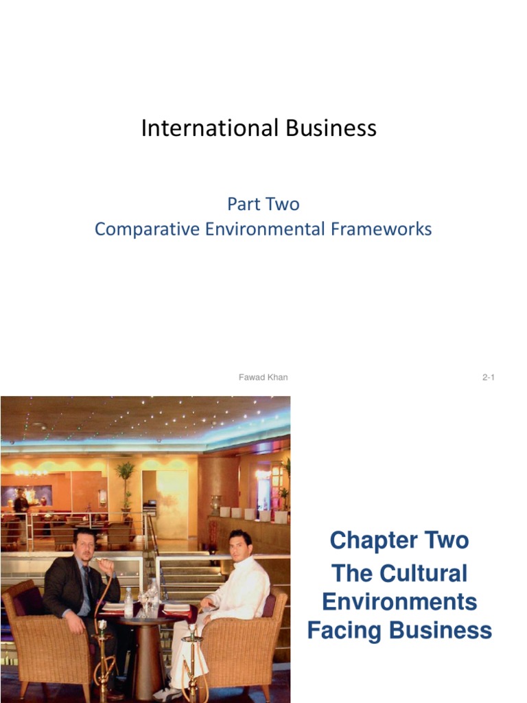 Cultural Environments in International Business | PDF | Social ...