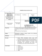 Sop Verifikasi Ijazah N STR