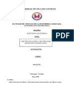 Universidad Técnica de Cotopaxi: Facultad de Ciencias de La Ingeniería Y Aplicada