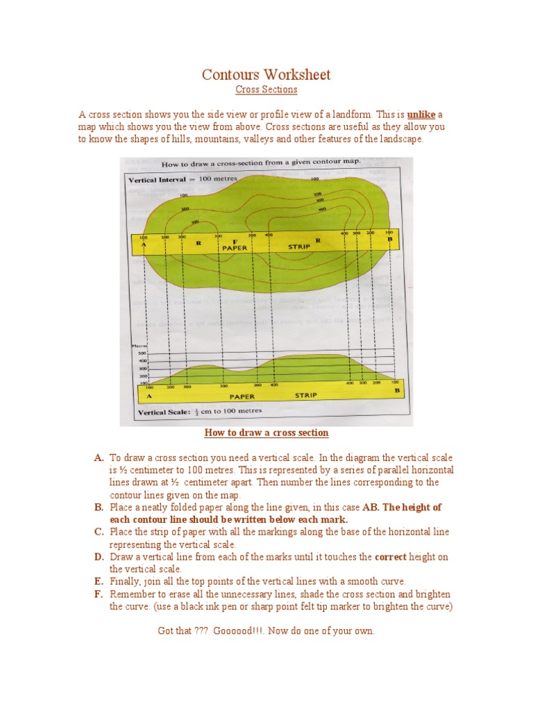 worksheet Contour Worksheet 1526000730v1