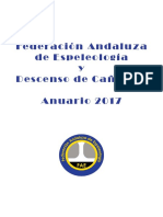 Federación Andaluza de Espeleología - Anuario año 2018 