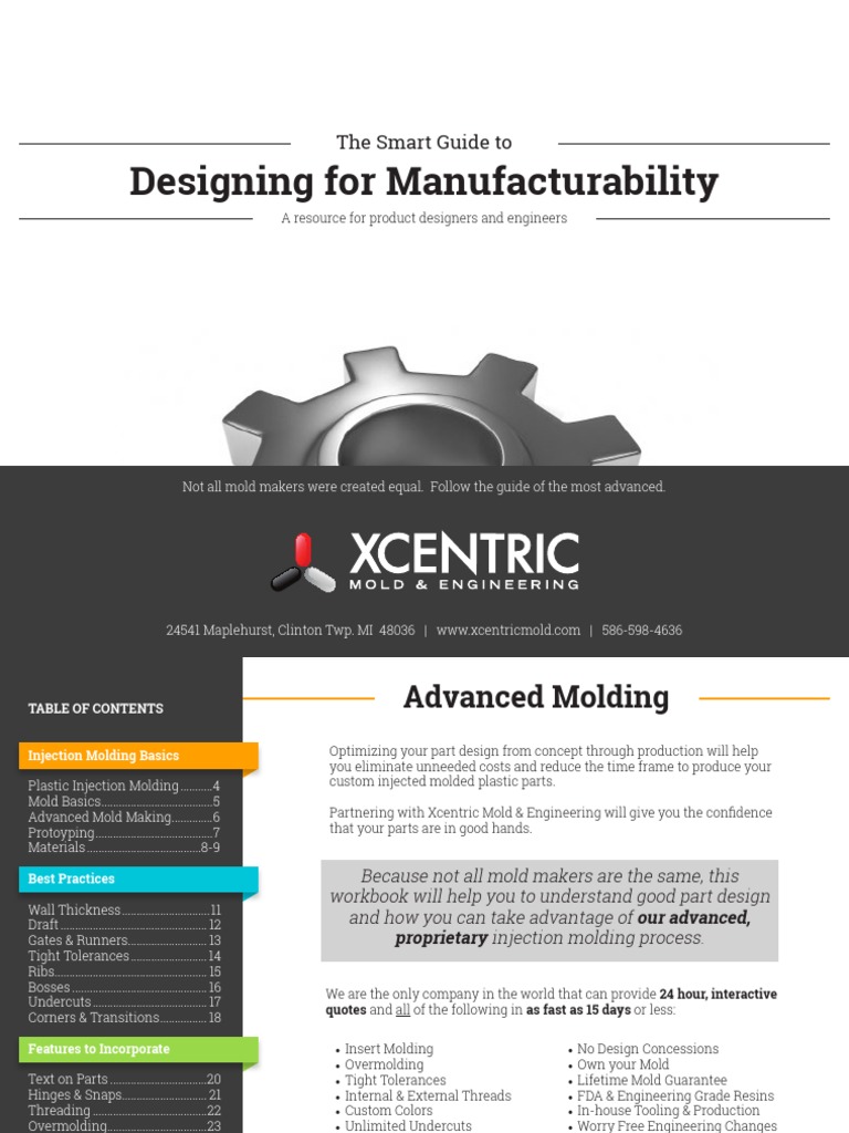 The Smart Guide To Designing For Manufacturability | PDF | Production ...