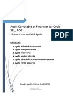 Audit Comptable Et Financier Par Cycle- S8 ACG ENCGA