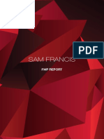 Sam Francis - FMP Report BACKUP