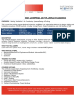 Hvac System-Design & Drafting As Per Ahsrae Standards