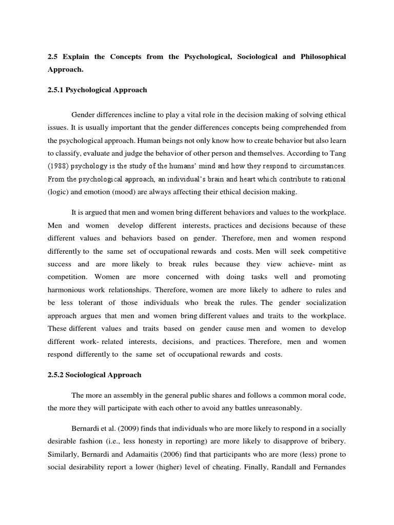 Gender Differences Concepts | PDF | Gender | Gender Studies
