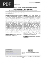 A Construção de Um Programa de Letramento Informacional e Arte Educação_ Gasque