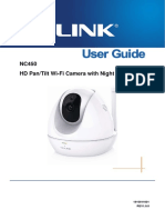 Manual NC450 HD Pan-Tilt Wi-Fi Camera With Night Vision