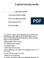 History of Optical Storage Media