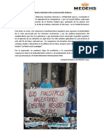 Apoyo a La Marcha Federal Docente Por La Educación Pública