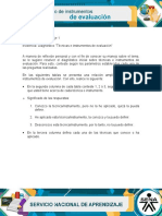 Diagnostico "Técnicas e Instrumentos de Evaluación"