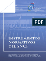 Instrumentos Normativos Del Sistema Nacional de Control Fiscal PDF