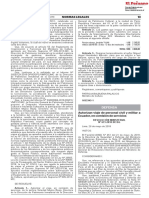 RM N 673-2018 de-SG - Autorizan Viaje de Personal Civil y Militar A Ecuador en Comisión de Servicios