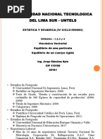 Semana 1,2,3y4_Vectores, Equilibrio de Una Particula y Cuerpo Rigido