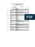 Histology Lecture and Lab Work Schedule