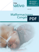 Boletin Informativo Malformaciones Congenitas PDF