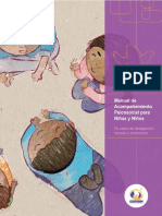 Manual de acompañamiento psicosocial para niñas y niños 