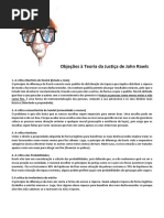 Objeções_Teoria Da Justiça Rawls