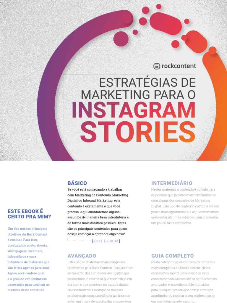 Estratégias de Marketing para o Instagram Stories | PDF | Gestión de la ...