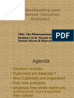 Understanding Your Business - Situation Analysis