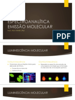 Aula 5 - Espectroanalitica Emissão Molecular