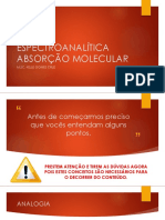 Aula 4 - Espectroanalitica Absorção Molecular