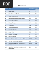 BOTA Courses PDF