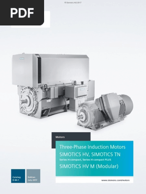 Simotics Medium Voltage Motor Design | PDF | Automation