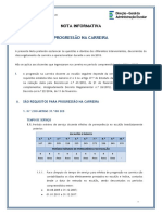 Progressão na carreira docente 2018