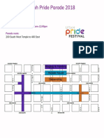 Utah Pride Parade 2018 Map