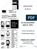 Simpson 269-2 User Manual-1966