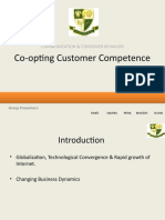 Co-Opting Customer Competence: Communication & Consumer Behavior
