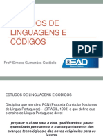 Aula - Estudos de Linguagens e Códigos