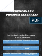 Perencananaan Dalam Promkes