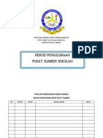 Buku Rekod Penggunaan Pss