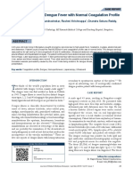 Hemoperitoneum in Dengue Fever