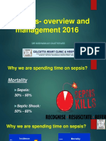 Sepsis-Overview and Management 2016: DR Subhankar Chatterjee