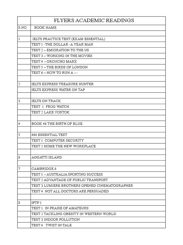 Books Pdf International English Language Testing System Nature
