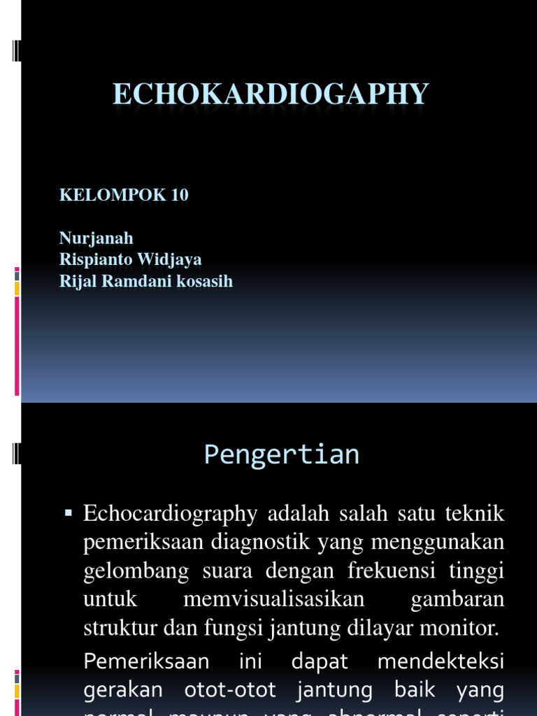 Panduan Lengkap Echocardiography Jantung | PDF | Sains & Matematika