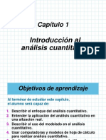 Cap. I - Analisis Cuantitativo y Toma de Decisiones