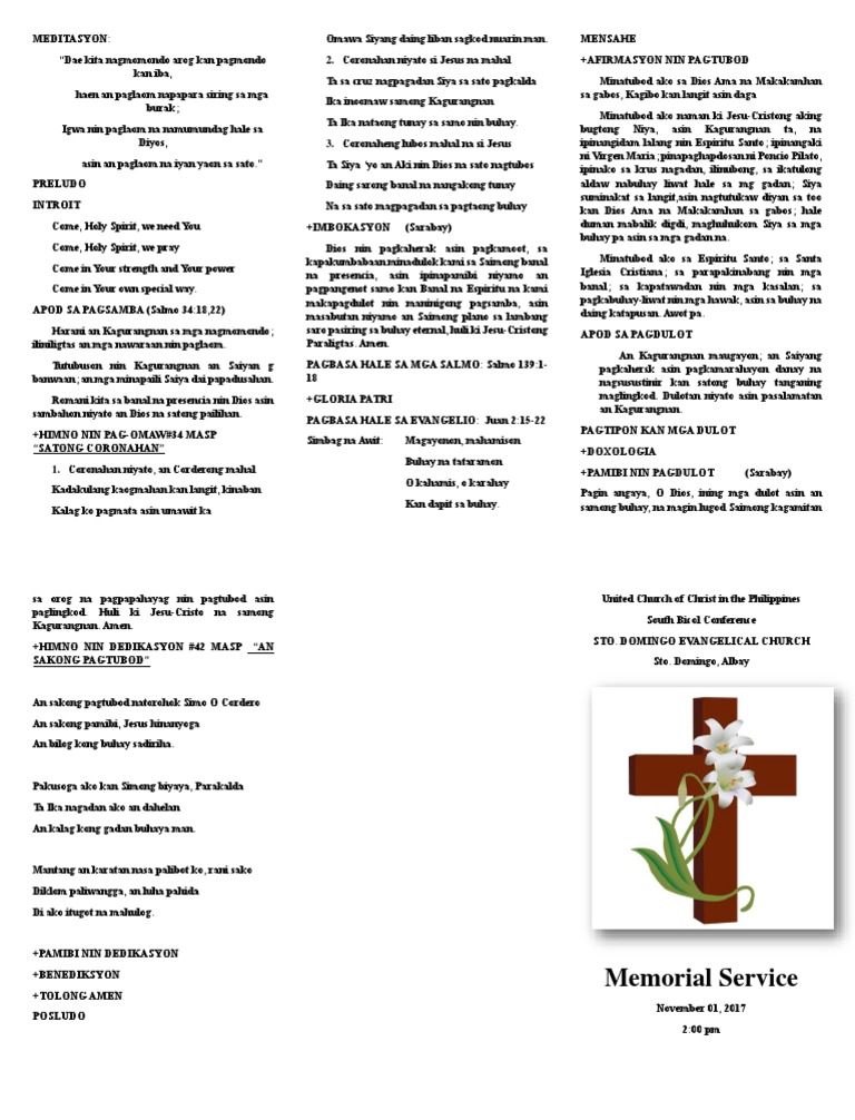 November 1 Service | PDF