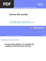 Informix 4GL and EGL: IBM Software Group / DB2 Information Management