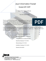Product Information Packet: Model AHP-150FF