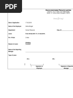 Leave Application GSWS HELPER | PDF