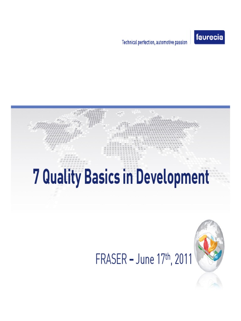 7 Quality Basics in Development PDF PDF Audit Prototype