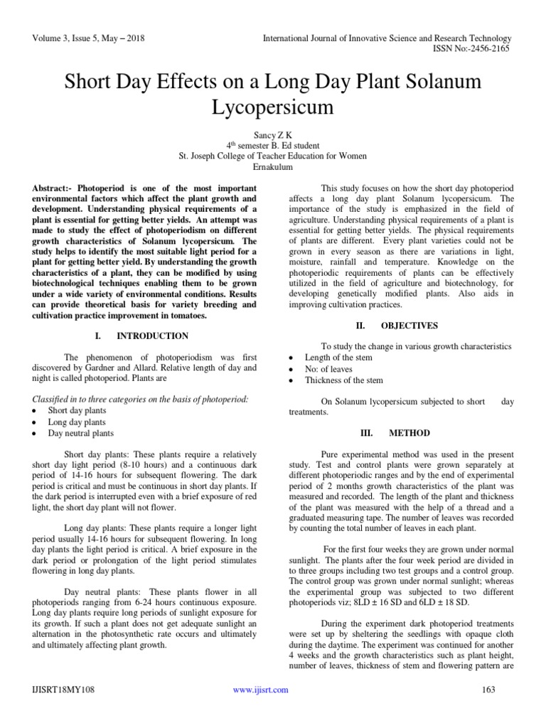 short-day-effects-on-a-long-day-plant-solanum-lycopersicum-pdf