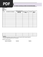 Incoming Materials Inspection Report (Imir)