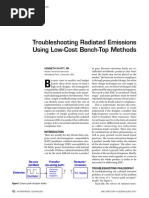 Troubleshooting Radiated Emissions Using Low Cost Bench Methods